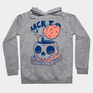 Back to School | Skull | Back to Skull | For White Hoodie